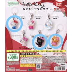 めじるしアクセサリー ハローキティ 日焼け 黒 小悪魔 スタンダード 3点セット