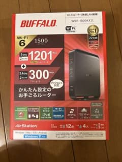 アンヌ様専用　BUFFALO WSR-1500AX2-L Wi-Fi 6 ルータのサムネイル