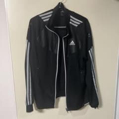 adidas ジャージ ジャケット ブラック Lのサムネイル