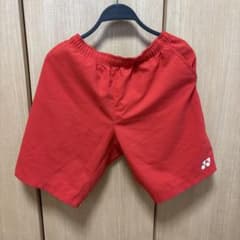 YONEX ヨネックス ハーフパンツ レッド Lサイズ - メルカリ