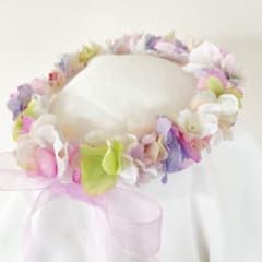 ベビー＆キッズ花冠　カラフルカラーのサムネイル