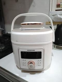 KOIZUMI マイコン電気圧力鍋 ホワイト×ピンクゴールド 簡単 一品お任せのサムネイル