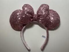 Disney Minnie Sequin Headband Pink