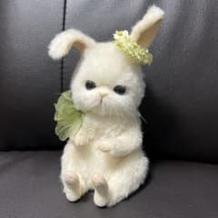 作家 ぬいぐるみ テディベア うさぎ ウサギ 創作 - メルカリ