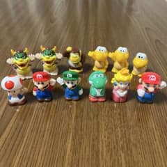 スーパーマリオ 指人形セット 90年代 レトロ - メルカリ