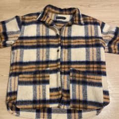 Many men, many minds. チェック柄 シャギーシャツジャケットのサムネイル
