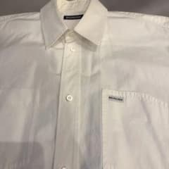 BALENCIAGA デムナ期　半袖シャツ ホワイト BALENCIAGA デムナ期 半袖シャツ ホワイト - メルカリ