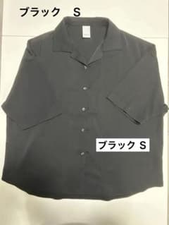 Casper John 半袖シャツ Sサイズ　ツルツル　ブラックのサムネイル