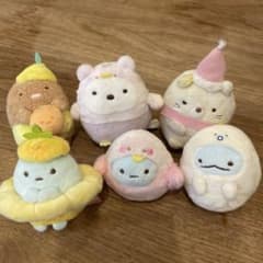 스미코구라시 손 타기 봉제인형 마스코트 6개 세트
