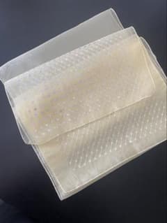 浴衣帯飾り 帯揚げ 薄イエロースパンコールのサムネイル