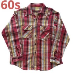 ネルシャツ 60s ファイブブラザー 森タグ 【L】 ヴィンテージ 60年代 ネルシャツ 60s ファイブブラザー 森タグ 【L】 ヴィンテージ 60年代