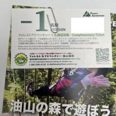 フォレストアドベンチャー・油山福岡　1名様招待券チケットのサムネイル