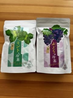 荻野茶店 ぶどうの冷茶 ミント入り冷茶 2袋セットのサムネイル