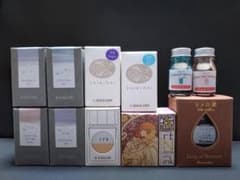 万年筆ガラスペン　インク11個まとめのサムネイル