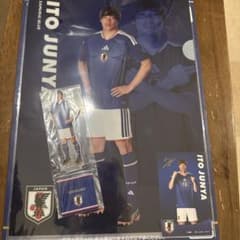 サッカー日本代表　一番くじ　伊東純也選手 アクスタ クリアファイル ステッカーのサムネイル
