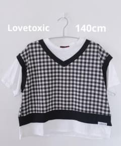 Lovetoxic 140cm 重ね着風半袖のサムネイル