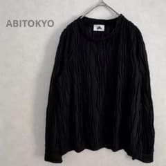 ABITOKYO アビトーキョー　ランダムプリーツ風　シワ加工　トップス　長袖