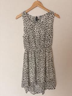 H&M レオパード柄 ノースリーブ ミニワンピース EUR 38のサムネイル