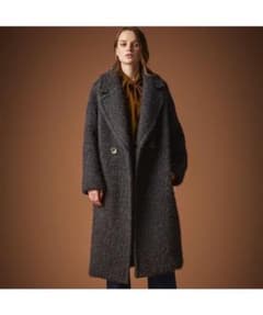 美品✨EPOCA ウールアルパカニットコート テディベア 40 定価12.3万