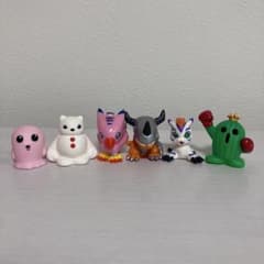 デジモン 指人形 まとめ売り6体セットフィギュア ソフビ - メルカリ