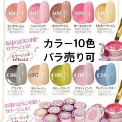 nailrecipe カラージェル 10色 バラ売り可のサムネイル