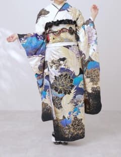 ≪美品≫正絹 振袖9点フルセット【861】【160cm~170cmの方用】 - メルカリ