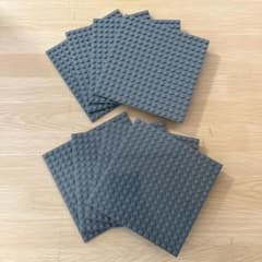 レゴ互換】LEGO レゴ 基礎板 プレート 8枚セット 土台 ブロック 濃灰のサムネイル