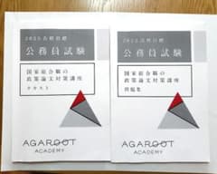 2025合格目標 アガルート 国家総合職 政策論文対策講座 テキスト問題集セットのサムネイル