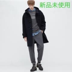 ストレッチフリースイージーアンクルパンツ　ジョガーパンツ　ユニクロ　暖パン　Mのサムネイル