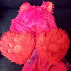 《値下げ》ディズニー  チェシャ猫 ファンキャップ マフラーのサムネイル