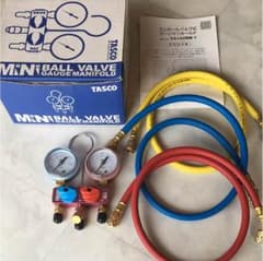 TASCO ミュウ様専用。ミニボールバブル式ゲージマニホールドTA122MB-1のサムネイル