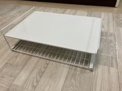 ホワイト レンジ台 44cm x 45cmのサムネイル