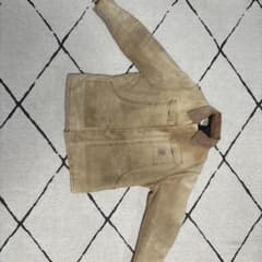 Carhartt コーデュロイ襟 ベージュジャケット 44のサムネイル