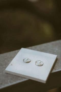 リングピロー　おしゃれ　大理石風のサムネイル