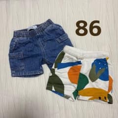 ZARAショートパンツ 86サイズ 2枚セット【値下げしました✨️】のサムネイル
