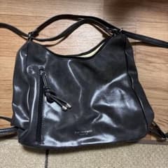 FASHION & BAGS ショルダーバッグ ブラック　ツーウェイのサムネイル