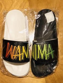 28cm BIGサイズ  サンダル WANIMA WANIMAグッズ右白左黒のサムネイル