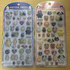 Thumbnail of 【新品】モジョジョジョ　mojojojo コットンパフィーシール　2種類　セット
