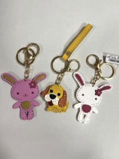 うさぎ いぬ チャーム  キーホルダージョリマリエm·lunch  革製品のサムネイル