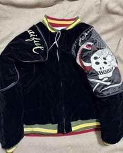 未使用 Beautiful 別珍 スカル ヘビ 日本 スカジャン 美品 - メルカリ