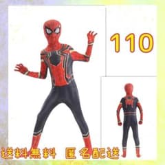 키즈 아이 스파이더맨 코스프레 의상 전신 정장 110