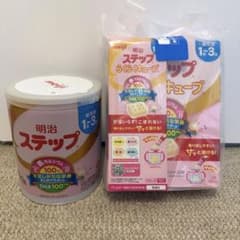 明治 ステップ らくらくキューブ22袋+パウダー 1缶800g - メルカリ