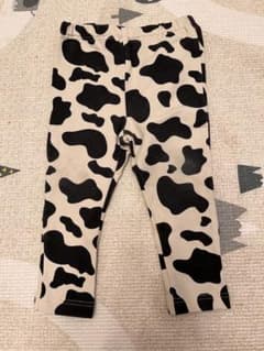 ダイスキパンツ　ストレッチ　牛柄　90サイズのサムネイル