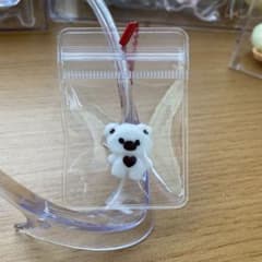☆ミニスクイーズ☆くまさん☆めじるしチャームにも☆3点購入割引☆のサムネイル