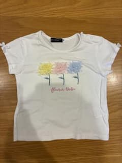 BeBe フラワーTシャツ サイズ90のサムネイル