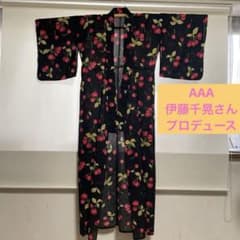 浴衣／黒／さくらんぼ／AAA／伊藤千晃／コラボ限定 - メルカリ