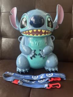 【日本未発売】ディズニー　スティッチ　ポップコーンバケット　Disney ディズニー、スティッチ尽くしの新メニュー かぶりつきデザインが