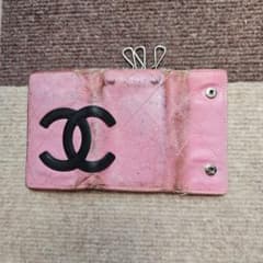 CHANEL キーケース ピンク キルティング - メルカリ
