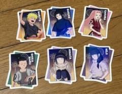 ガ*き様 NARUTO ステッカー 6枚セット 花火デザイン　アニカフェのサムネイル