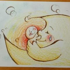 オリジナル絵はがき「天国のあなたへ」2枚のサムネイル